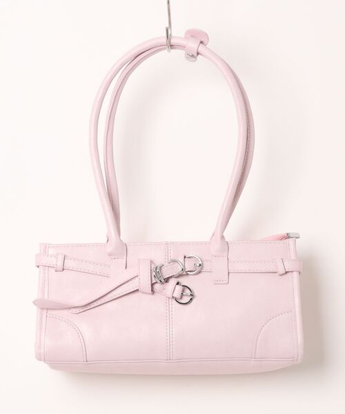 frunco(フランコ)の「ベルト付きナローハンドルBAG(ハンドバッグ・レディース・ブルー/ブラック/ブラウン/ピンク/ホワイト・FREE)」の9枚目の写真