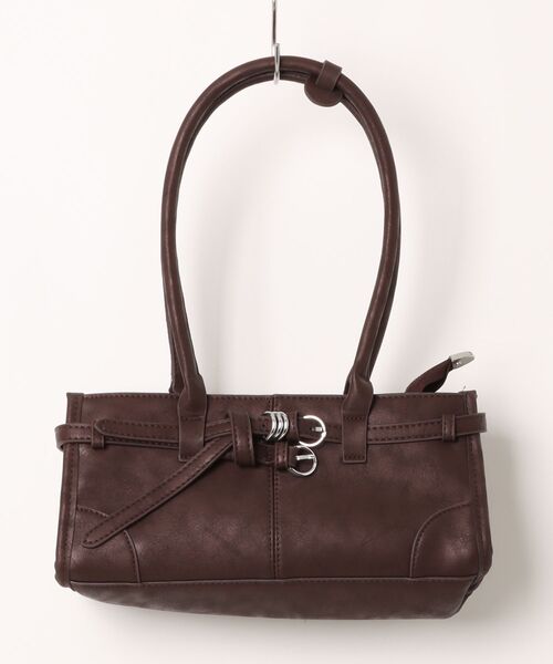 frunco(フランコ)の「ベルト付きナローハンドルBAG(ハンドバッグ・レディース・ブルー/ブラック/ブラウン/ピンク/ホワイト・FREE)」の10枚目の写真