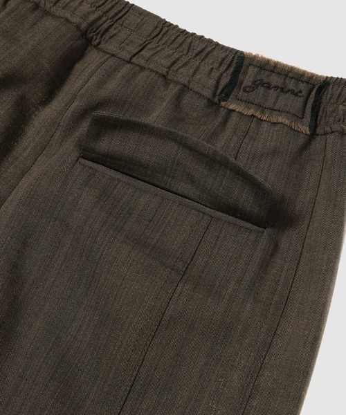 GANNI（ガニー）の「Light Wool Melange Cargo Pants（その他パンツ・レディース・ブラウン系その他・36/38）」の5枚目の写真