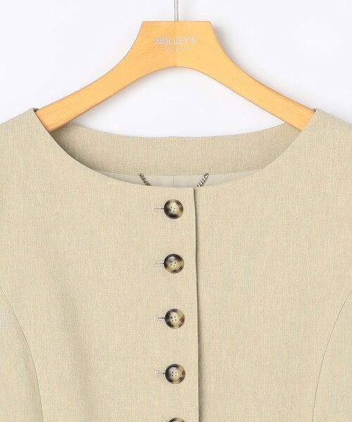 NOLLEY’S Sophi(ノーリーズソフィ)の「《セットアップ対応》ウォッシャブルドライシャンタンジレ(ベスト・レディース・ベージュ/オフホワイト・38)」の22枚目の写真