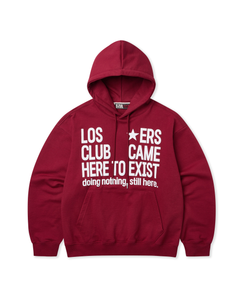 LOSERS CLUB（ルーザーズクラブ）の「エンボグラフィックフードパーカー レッド（パーカー・レディース・その他・1/2）」の2枚目の写真