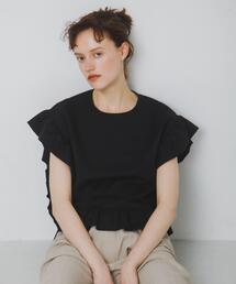 LAATO（ラート）の「frill tee（Tシャツ/カットソー）」