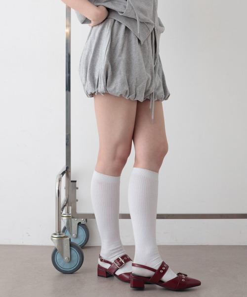 WEGO(ウィゴー)の「WEGO/【26年春夏新作】ミニ裏毛バルーンショーツ(その他パンツ・レディース・ホワイト/杢グレー・FREE)」の15枚目の写真