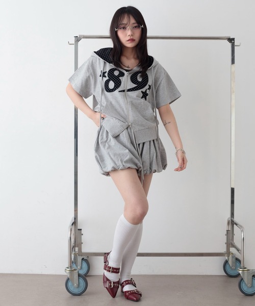 WEGO(ウィゴー)の「WEGO/【26年春夏新作】ミニ裏毛バルーンショーツ(その他パンツ・レディース・ホワイト/杢グレー・FREE)」の17枚目の写真
