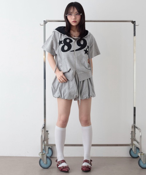 WEGO(ウィゴー)の「WEGO/【26年春夏新作】ミニ裏毛バルーンショーツ(その他パンツ・レディース・ホワイト/杢グレー・FREE)」の18枚目の写真