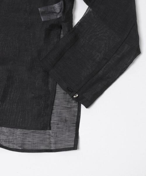 URBAN RESEARCH ROSSO WOMEN（アーバンリサーチ　ロッソ）の「リネンシアーカールマイヤーブラウス（シャツ/ブラウス・レディース・ブラック/グリーン/ホワイト・FREE）」の20枚目の写真