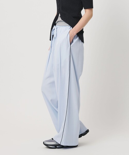 BEAUTY&YOUTH UNITED ARROWS(ビューティーアンドユースユナイテッドアローズ)の「ドット パイピング ワイド イージーパンツ ウォッシャブル/ライナー(その他パンツ・レディース・ライトブルー/ナチュラル・S/M)」の1枚目の写真