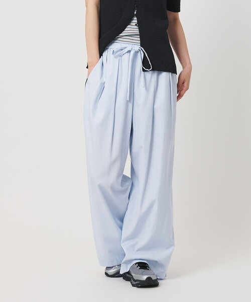 BEAUTY&YOUTH UNITED ARROWS(ビューティーアンドユースユナイテッドアローズ)の「ドット パイピング ワイド イージーパンツ ウォッシャブル/ライナー(その他パンツ・レディース・ライトブルー/ナチュラル・S/M)」の11枚目の写真