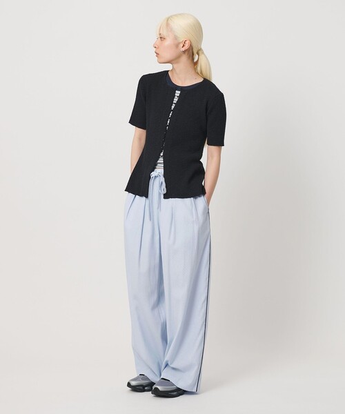 BEAUTY&YOUTH UNITED ARROWS(ビューティーアンドユースユナイテッドアローズ)の「ドット パイピング ワイド イージーパンツ ウォッシャブル/ライナー(その他パンツ・レディース・ライトブルー/ナチュラル・S/M)」の12枚目の写真