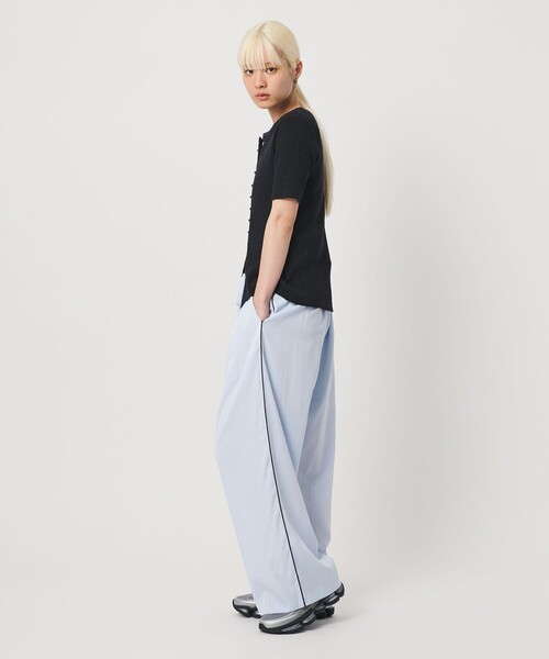 BEAUTY&YOUTH UNITED ARROWS(ビューティーアンドユースユナイテッドアローズ)の「ドット パイピング ワイド イージーパンツ ウォッシャブル/ライナー(その他パンツ・レディース・ライトブルー/ナチュラル・S/M)」の13枚目の写真