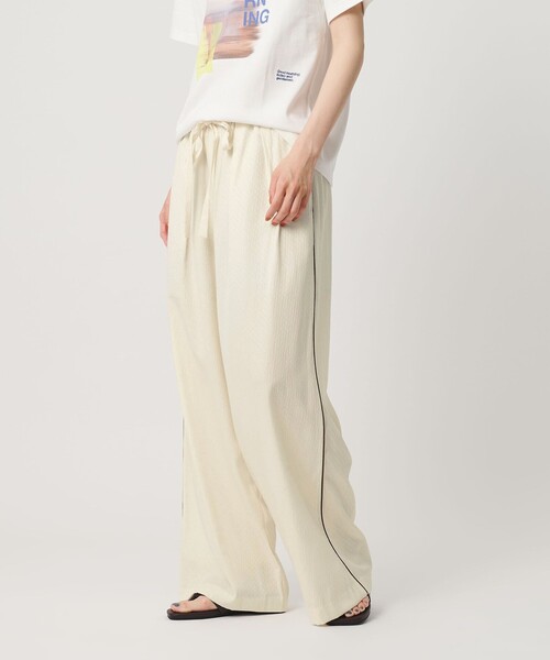 BEAUTY&YOUTH UNITED ARROWS(ビューティーアンドユースユナイテッドアローズ)の「ドット パイピング ワイド イージーパンツ ウォッシャブル/ライナー(その他パンツ・レディース・ライトブルー/ナチュラル・S/M)」の14枚目の写真