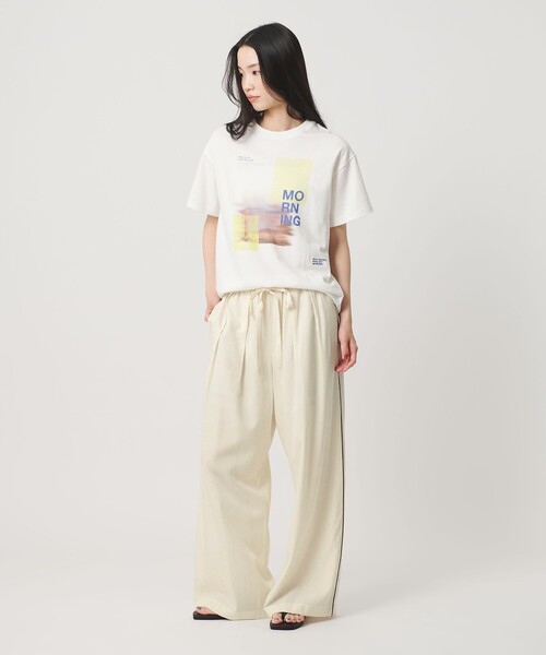 BEAUTY&YOUTH UNITED ARROWS(ビューティーアンドユースユナイテッドアローズ)の「ドット パイピング ワイド イージーパンツ ウォッシャブル/ライナー(その他パンツ・レディース・ライトブルー/ナチュラル・S/M)」の15枚目の写真