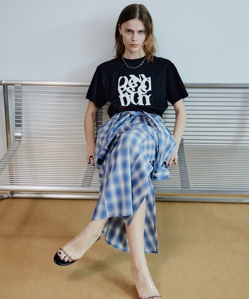 MAISON SPECIAL(メゾンスペシャル)の「Composed Logo T-Shirt/ComposedロゴTシャツ(Tシャツ/カットソー・レディース・ブラック/ブルー/ホワイト/ブラウン・FREE)」の7枚目の写真