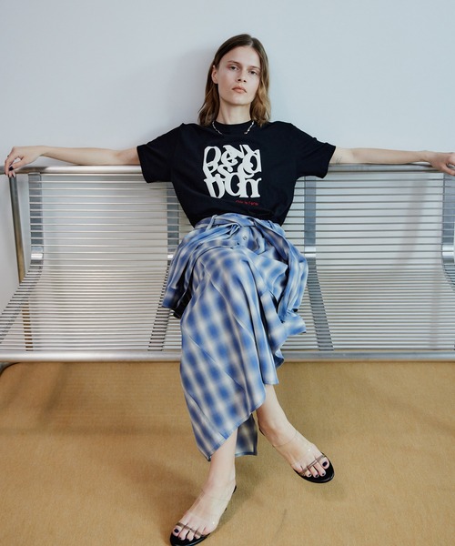 MAISON SPECIAL(メゾンスペシャル)の「Composed Logo T-Shirt/ComposedロゴTシャツ(Tシャツ/カットソー・レディース・ブラック/ブルー/ホワイト/ブラウン・FREE)」の8枚目の写真
