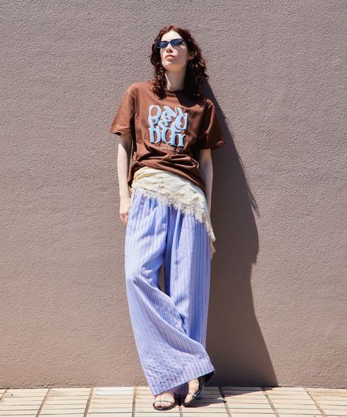 MAISON SPECIAL(メゾンスペシャル)の「Composed Logo T-Shirt/ComposedロゴTシャツ(Tシャツ/カットソー・レディース・ブラック/ブルー/ホワイト/ブラウン・FREE)」の19枚目の写真