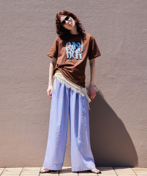 MAISON SPECIAL(メゾンスペシャル)の「Composed Logo T-Shirt/ComposedロゴTシャツ(Tシャツ/カットソー・レディース・ブラック/ブルー/ホワイト/ブラウン・FREE)」の21枚目の写真