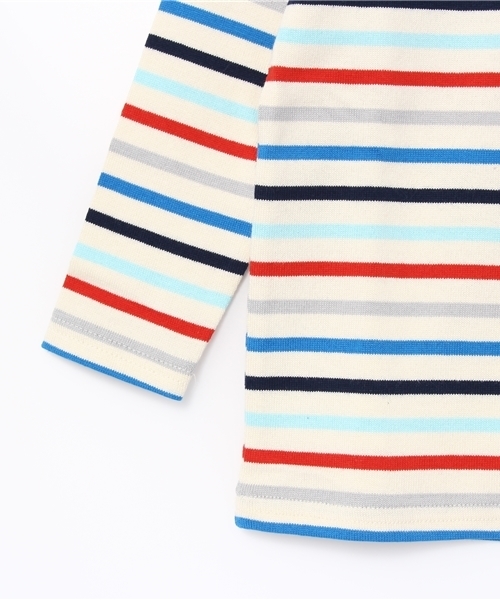 Lee（リー）の「ＬＥＥ　リー　ボーダーロンＴ（Tシャツ/カットソー・キッズ・ネイビー/ピンク/レッド・110cm/100cm/130cm/120cm）」の7枚目の写真