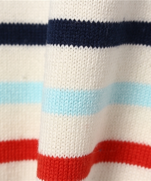 Lee（リー）の「ＬＥＥ　リー　ボーダーロンＴ（Tシャツ/カットソー・キッズ・ネイビー/ピンク/レッド・110cm/100cm/130cm/120cm）」の8枚目の写真