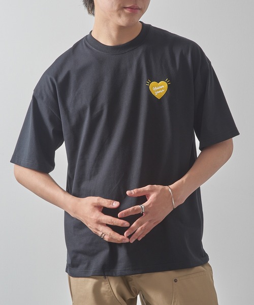 CONTACT(コンタクト)の「【CONTACT】バックプリントハートTシャツ 12629031(Tシャツ/カットソー・メンズ・ホワイト/ブラック・L)」の8枚目の写真