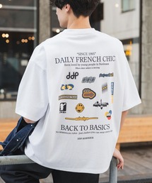 ddp（ディーディーピー）の「ddp ディーディーピー 別注コラボオーバーサイズバックプリント半袖Tシャツ（Tシャツ/カットソー）」