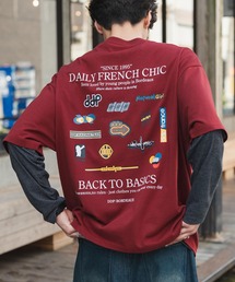 ddp（ディーディーピー）の「ddp ディーディーピー 別注コラボオーバーサイズバックプリント半袖Tシャツ（Tシャツ/カットソー）」