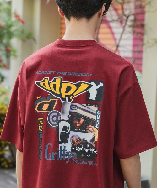 ddp(ディーディーピー)の「ddp/ディーディーピー 別注コラボオーバーサイズバックプリント半袖Tシャツ(Tシャツ/カットソー・メンズ・ブラック/ホワイト/ネイビー/ホワイト系/ブラック系/グレー系/ネイビー系/ワイン系/ワイン/チャコール・M/L/XL)」の9枚目の写真