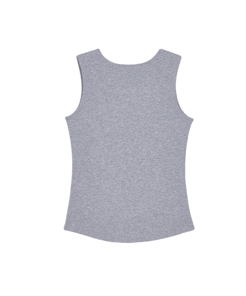 DYSFUNCT（ディスファンクト）の「BUTTON DETAIL SLEEVELESS TOP(GRAY)（Tシャツ/カットソー・レディース・その他・FREE）」の5枚目の写真