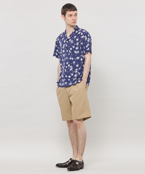 MACKINTOSH LONDON(マッキントッシュ ロンドン)の「【WEB・一部店舗限定】プラムツリープリント半袖オープンカラーシャツ(シャツ/ブラウス・メンズ・ネイビー/オフホワイト・L/M)」の12枚目の写真