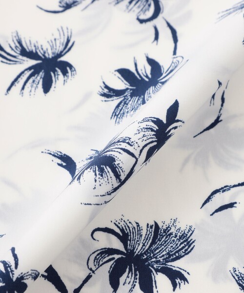 MACKINTOSH LONDON(マッキントッシュ ロンドン)の「【WEB・一部店舗限定】プラムツリープリント半袖オープンカラーシャツ(シャツ/ブラウス・メンズ・ネイビー/オフホワイト・L/M)」の4枚目の写真
