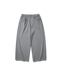 Baggy Fit Sweat Pants - Melange Grey