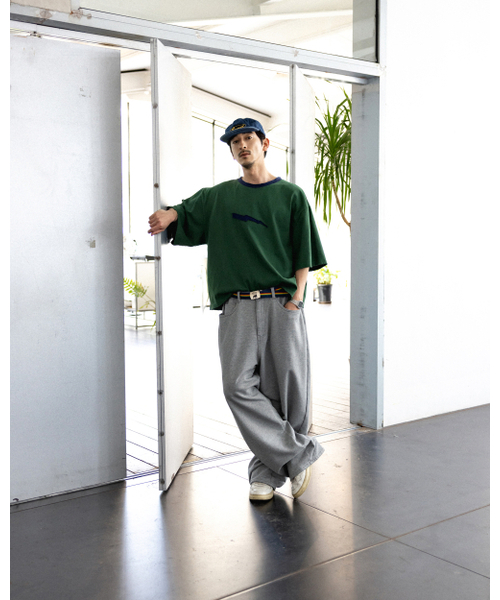 ANGLAN(アングラン)の「Baggy Fit Sweat Pants - Melange Grey(その他パンツ・メンズ・その他・1/2)」の2枚目の写真