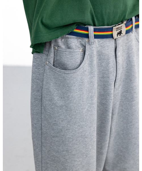 ANGLAN(アングラン)の「Baggy Fit Sweat Pants - Melange Grey(その他パンツ・メンズ・その他・1/2)」の8枚目の写真