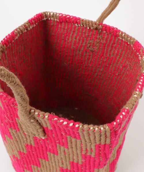 ROSE BUD（ローズバッド）の「AS SISAL BASKET BAG（かごバッグ・レディース・ピンク/ブルー・ONE SIZE）」の14枚目の写真