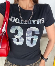 迷彩ロゴチビTシャツ