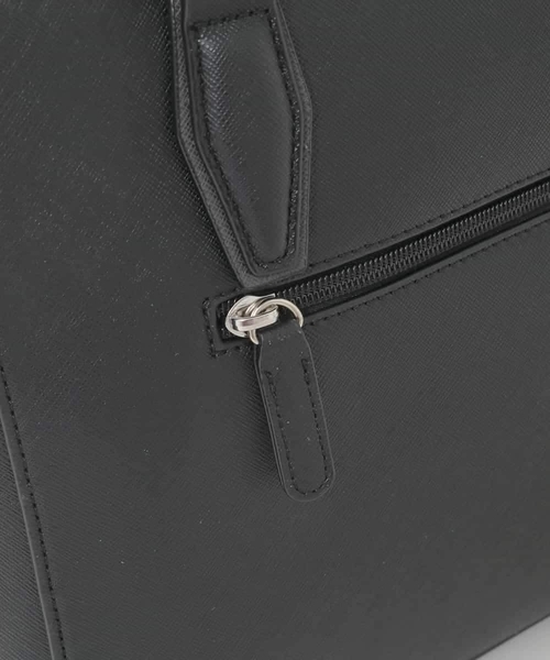 MK MICHEL KLEIN（エムケーミッシェルクラン）の「[2WAY/A4収納可]合成皮革エンボスビジネストート（トートバッグ・レディース・ブラック/グレー/ダークインディゴブルー・00）」の9枚目の写真