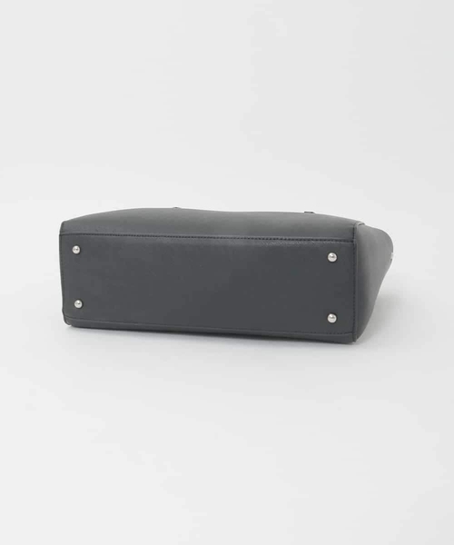 MK MICHEL KLEIN（エムケーミッシェルクラン）の「[2WAY/A4収納可]合成皮革エンボスビジネストート（トートバッグ・レディース・ブラック/グレー/ダークインディゴブルー・00）」の11枚目の写真