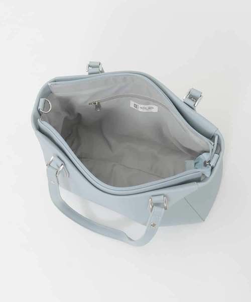 MK MICHEL KLEIN（エムケーミッシェルクラン）の「[2WAY/A4収納可]合成皮革エンボスビジネストート（トートバッグ・レディース・ブラック/グレー/ダークインディゴブルー・00）」の15枚目の写真