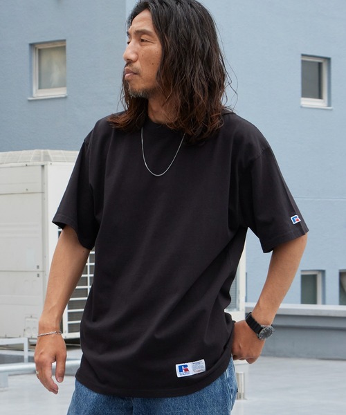 Russell Athletic(ラッセルアスレティック)の「RUSSELL ATHLETIC / ラッセルアスレティック Campus Jersey Solid T キャンパス ジャージー ソリッド Tシャツ 半袖 無地 ワンポイント ブランドロゴ 秋 秋服 2026年秋冬(Tシャツ/カットソー・メンズ・ホワイト/ブラック/グレー・M/L/XL)」の11枚目の写真