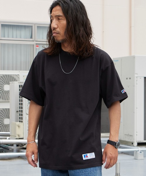 Russell Athletic(ラッセルアスレティック)の「RUSSELL ATHLETIC / ラッセルアスレティック Campus Jersey Solid T キャンパス ジャージー ソリッド Tシャツ 半袖 無地 ワンポイント ブランドロゴ 秋 秋服 2026年秋冬(Tシャツ/カットソー・メンズ・ホワイト/ブラック/グレー・M/L/XL)」の12枚目の写真