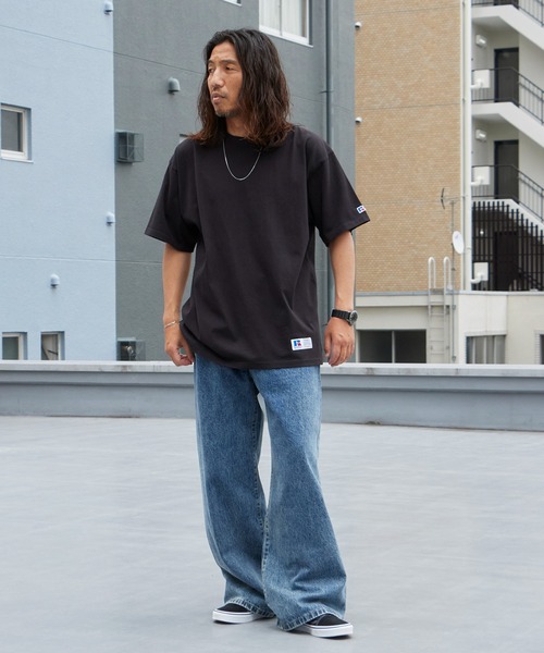 Russell Athletic(ラッセルアスレティック)の「RUSSELL ATHLETIC / ラッセルアスレティック Campus Jersey Solid T キャンパス ジャージー ソリッド Tシャツ 半袖 無地 ワンポイント ブランドロゴ 秋 秋服 2026年秋冬(Tシャツ/カットソー・メンズ・ホワイト/ブラック/グレー・M/L/XL)」の14枚目の写真