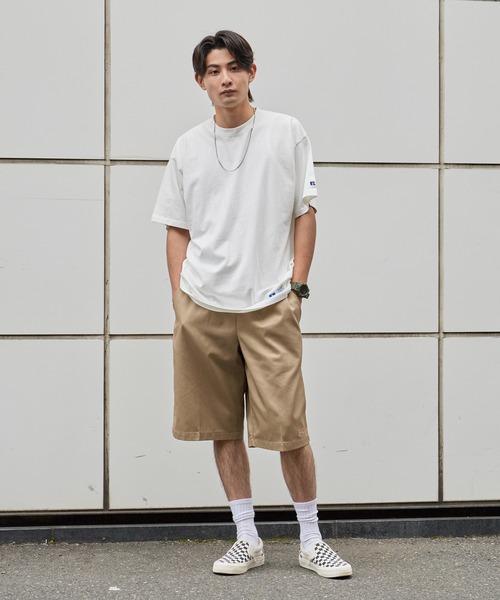 Russell Athletic(ラッセルアスレティック)の「RUSSELL ATHLETIC / ラッセルアスレティック Campus Jersey Solid T キャンパス ジャージー ソリッド Tシャツ 半袖 無地 ワンポイント ブランドロゴ 秋 秋服 2026年秋冬(Tシャツ/カットソー・メンズ・ホワイト/ブラック/グレー・M/L/XL)」の19枚目の写真