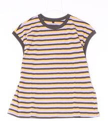 先染めボーダーリンガーTシャツ /おとな