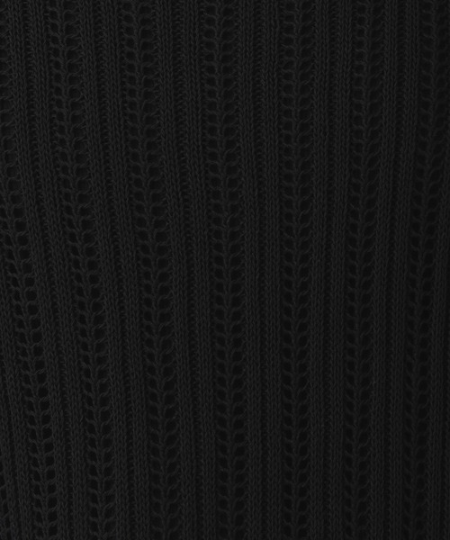 LAKOLE（ラコレ）の「＜マシンウォッシャブル＞ リネンライクアクリルノースリーブニット / 826872（ニット/セーター・レディース・レッド/ブラック/ベージュ・FREE）」の8枚目の写真