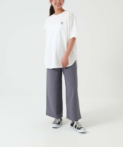 HEART MARKET(ハートマーケット)の「やわらかスラブウェストギャザーワイドパンツ(その他パンツ・レディース・カーキ/ブラック/ナチュラル/チャコール/グレイッシュベージュ・LARGE/MEDIUM)」の17枚目の写真