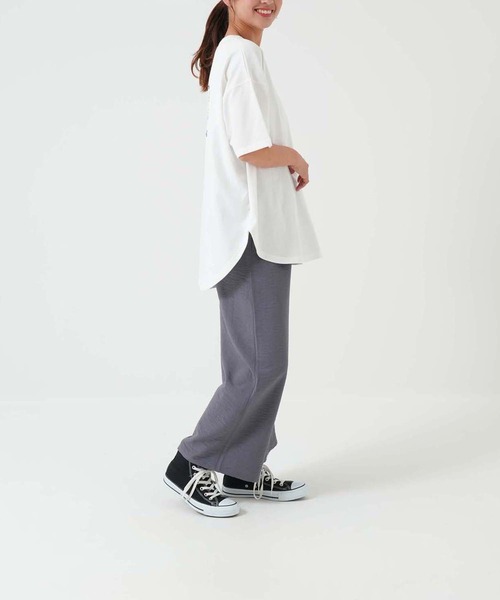 HEART MARKET(ハートマーケット)の「やわらかスラブウェストギャザーワイドパンツ(その他パンツ・レディース・カーキ/ブラック/ナチュラル/チャコール/グレイッシュベージュ・LARGE/MEDIUM)」の18枚目の写真