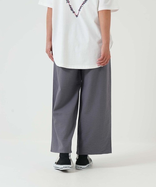 HEART MARKET(ハートマーケット)の「やわらかスラブウェストギャザーワイドパンツ(その他パンツ・レディース・カーキ/ブラック/ナチュラル/チャコール/グレイッシュベージュ・LARGE/MEDIUM)」の6枚目の写真