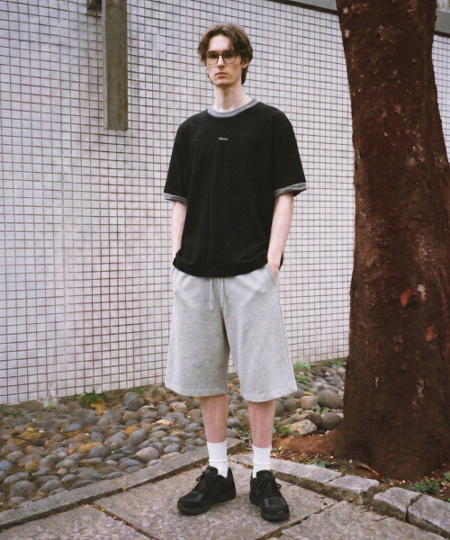 LETTERCOMO（レテルコモ）の「マリナー クルーネック リンガー 半袖Tシャツ ブラック（Tシャツ/カットソー・メンズ・ブラック・MEDIUM/LARGE）」の2枚目の写真