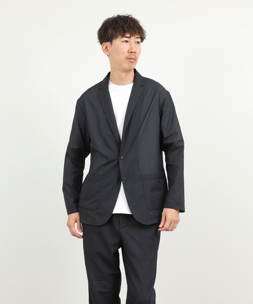 NOLLEY’S(ノーリーズ)の「《ビジカジ/セットアップ対応》軽量シアーリップストップ ジャケット 26SS(テーラードジャケット・メンズ・チャコールグレー/ネイビー・M/L/XL/S)」の19枚目の写真