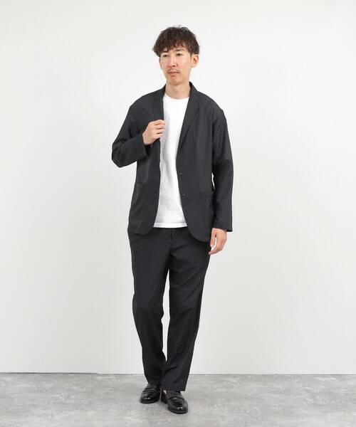 NOLLEY’S(ノーリーズ)の「《ビジカジ/セットアップ対応》軽量シアーリップストップ ジャケット 26SS(テーラードジャケット・メンズ・チャコールグレー/ネイビー・M/L/XL/S)」の20枚目の写真