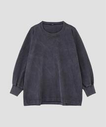 YLEVE / OPEN END COTTON PIGMENT DYE PULL OVER